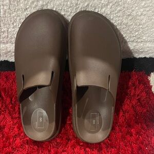 Urban Outfitters Brown Slip-On Clogs